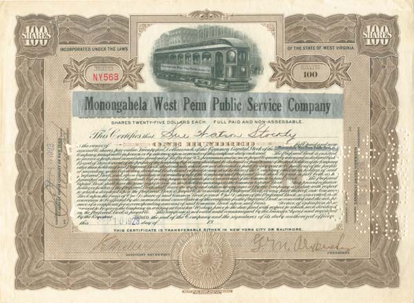 Monongahela West Penn Public Service Co.