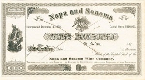 Jacob Beringer Signed Napa and Sonoma Wine Co.