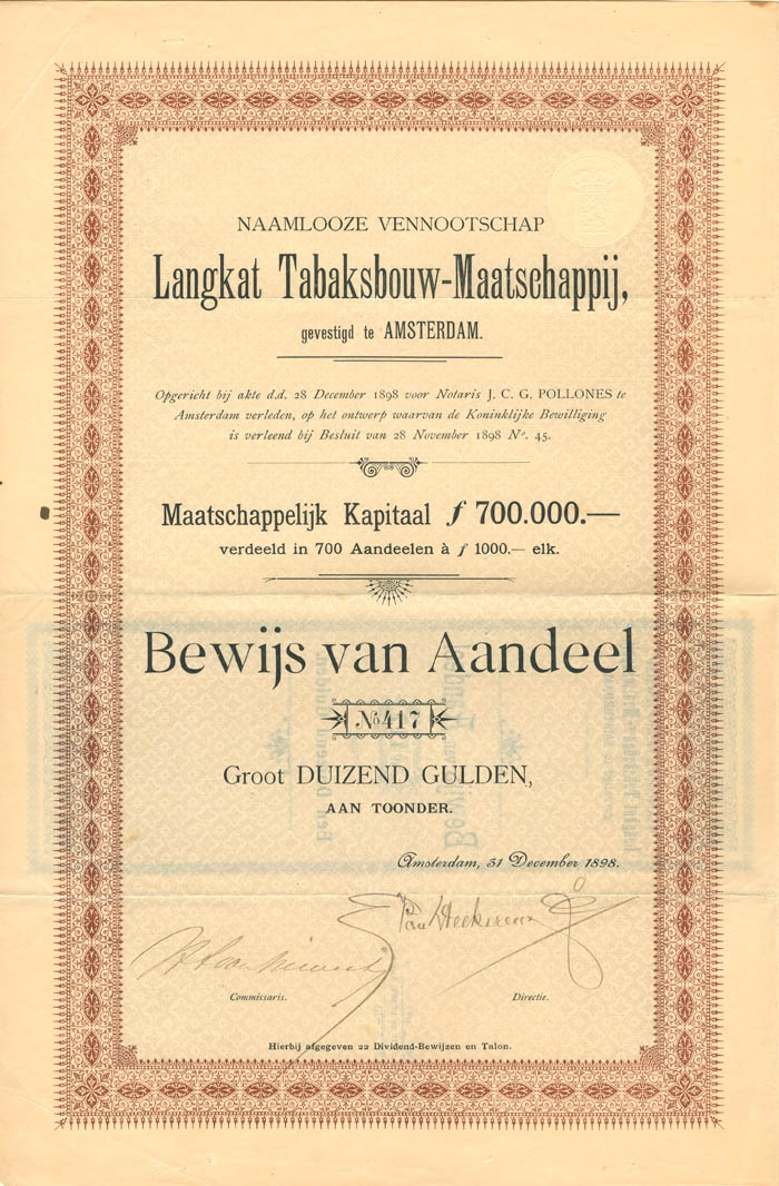 Langkat Tabaksbouw-Maatsehappij