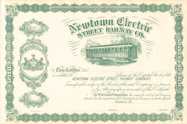 Newtown Electric Street Railway Co. 