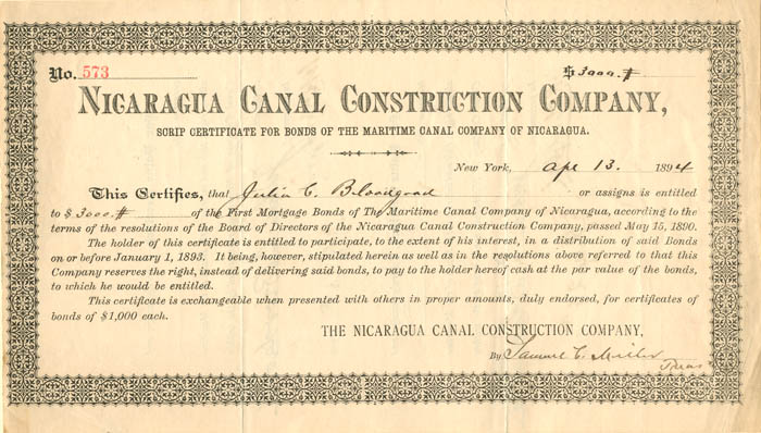 Nicaragua Canal Construction Co.