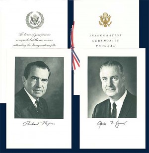 Nixon Inaugural Invitation - 1969