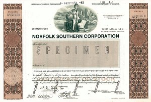 Norfolk Southern Corporation - Stock Certificate