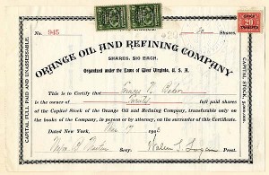 Orange Oil and Refining Co.