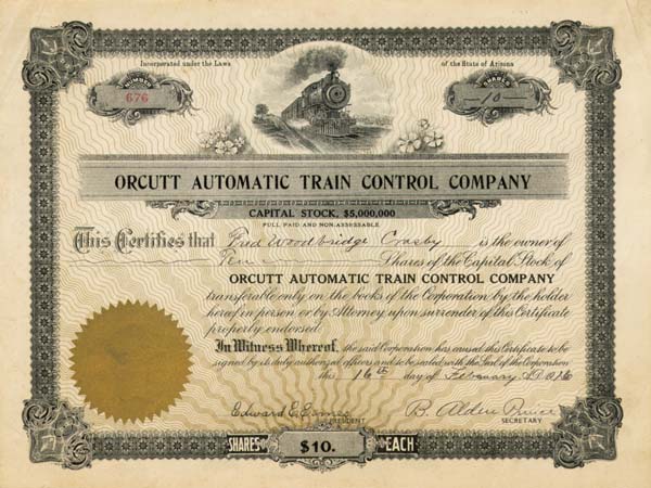 Orcutt Automatic Train Control Co.
