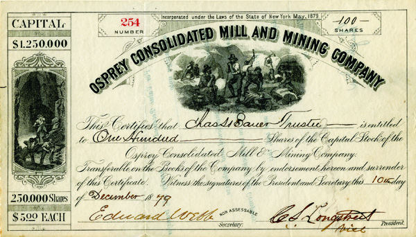 Osprey Consolidated Mill and Mining Co.