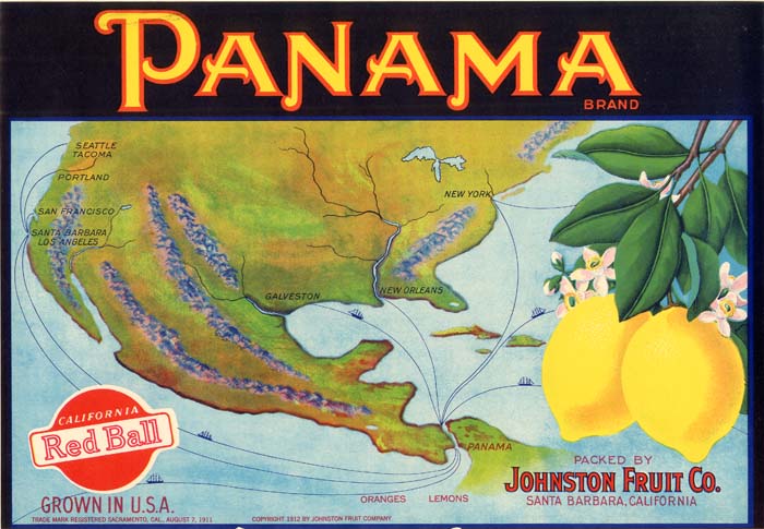 Fruit Crate Label - Panama