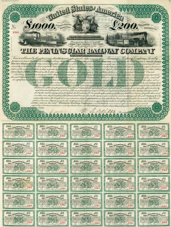 Peninsular Railway - Bond