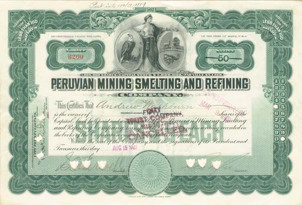 Peruvian Mining Smelting and Refining Co.