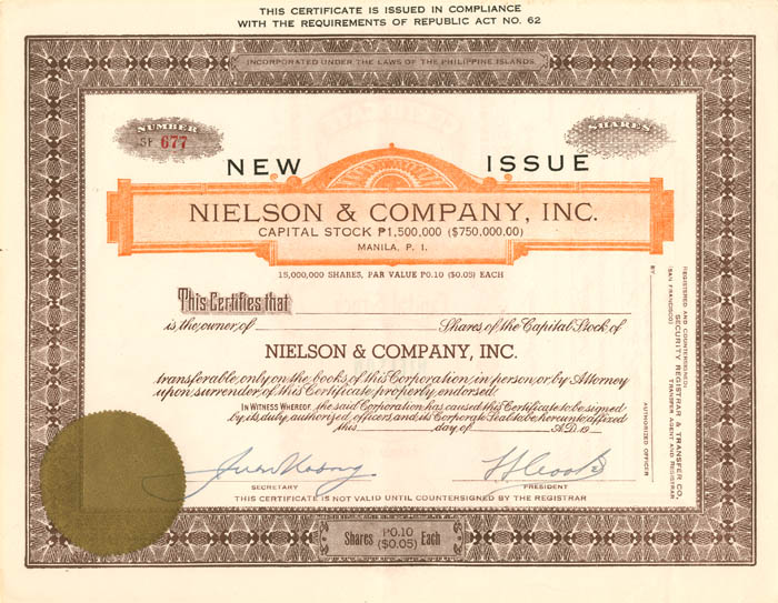 Nielson and Co., Inc.