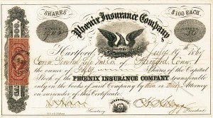 Phoenix Insurance Co. - Stock Certificate