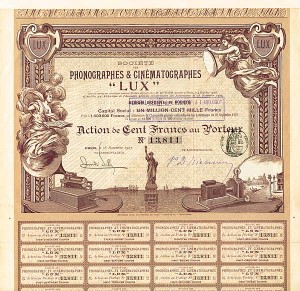 Phonographes et Cinematographes Lux