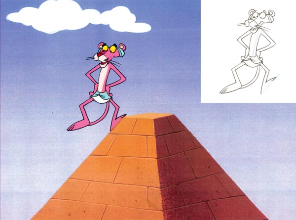 Pink Panther on Pyramid
