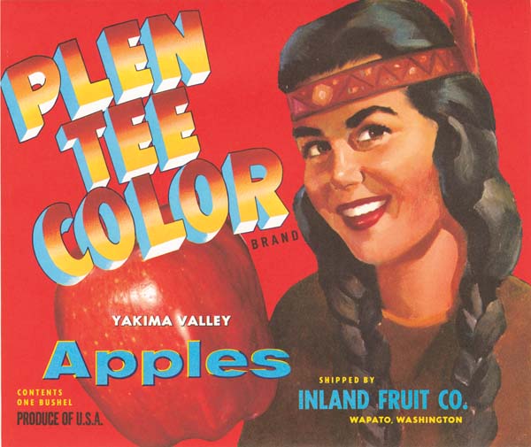 Fruit Crate Label - Plen Tee Color