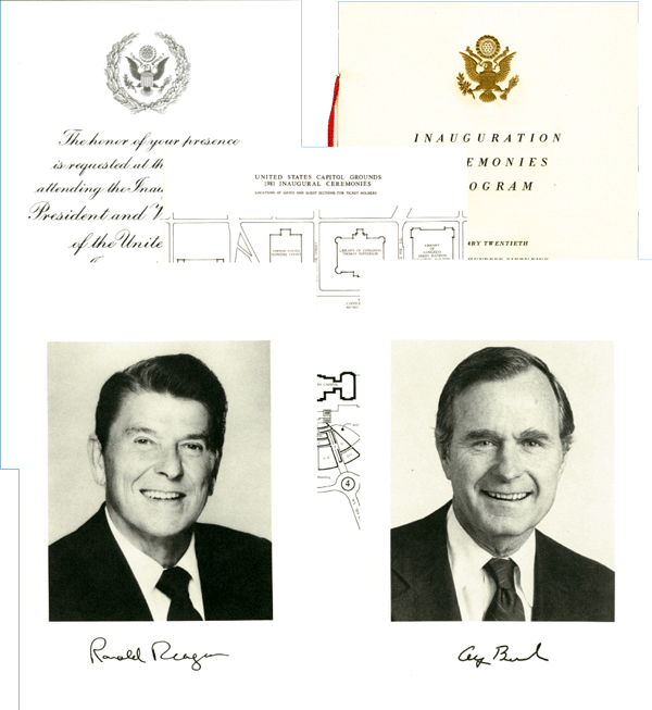Reagan Inaugural Invitation - 1981