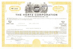Hertz Corporation - Various Denominations Bond