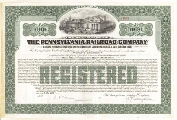 Pennsylvania Railroad Co. - Bond