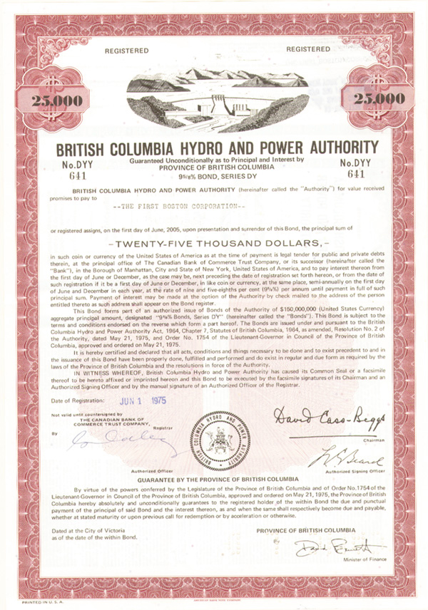 British Columbia Hydro & Power Authority