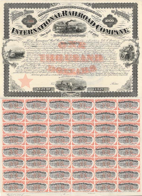 International Railroad Company - Bond