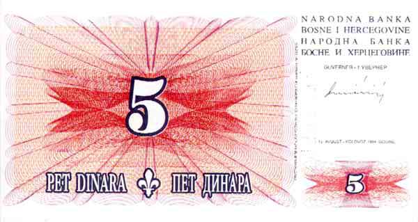 Bosnia-Herzegovina - Pick-40 - Group of 10 notes - Foreign Paper Money