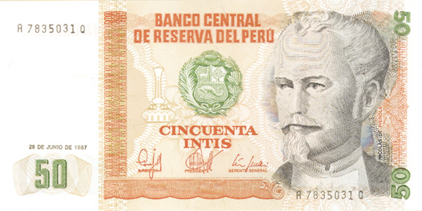 Peru - P-131b - Group of 10 Notes - Foreign Paper Money