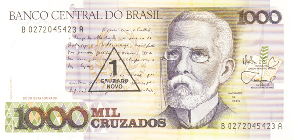 Brazil - P-216b - Group of 10 notes - Foreign Paper Money