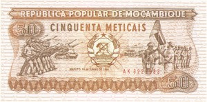 Mozambique - Pick-129 - Group of 10 notes - Foreign Paper Money