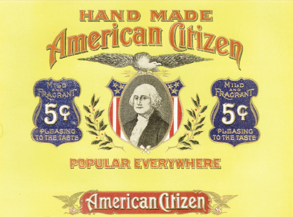 Cigar Box Label "American Citizen"