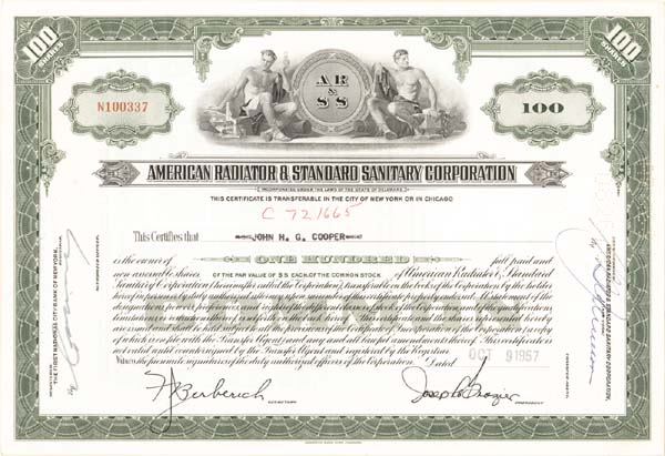 American Radiator & Standard Sanitary Corporation