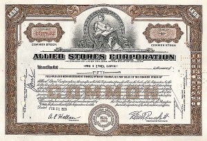 Allied Stores Corporation - Stock Certificate