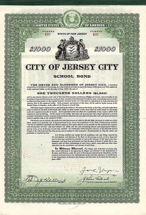 City of Jersey City - Bond