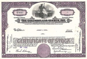 Columbia Gas System, Inc. - Stock Certificate