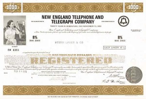 New England Telephone and Telegraph Co. - Bond