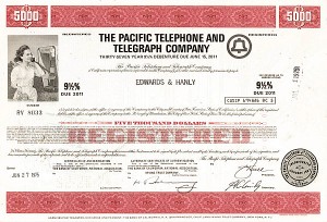 Pacific Telephone and Telegraph Company - Bond
