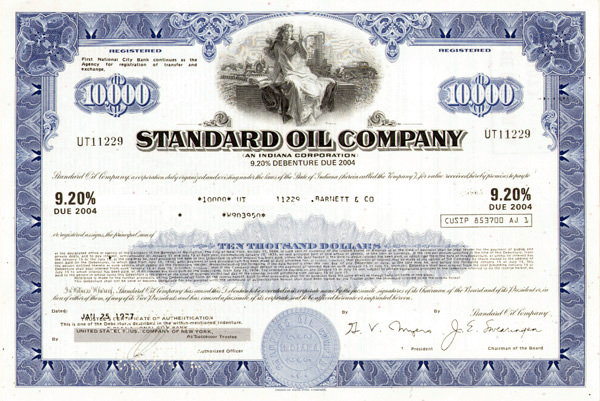 Standard Oil Co. - Bond