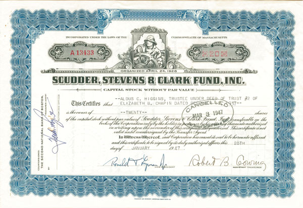 Scudder, Stevens & Clark Fund, Inc