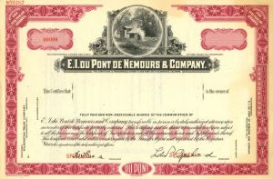 E.I. Du Pont De Nemours and Co.