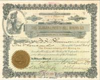 Slogan-Liberty-Hill Mining Co. - Stock Certificate