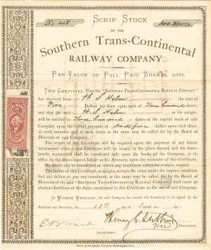 Southern Trans-Continental Railway