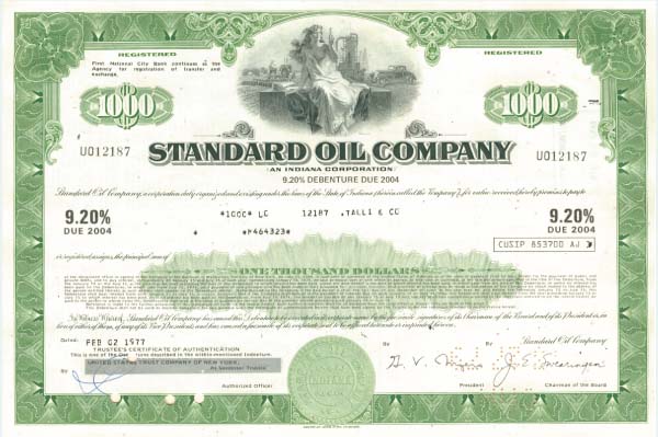 Standard Oil Co. - Bond