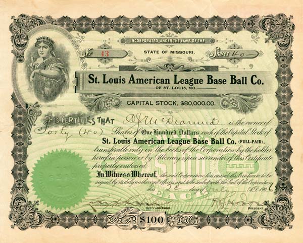 St. Louis American League Base Ball Co.