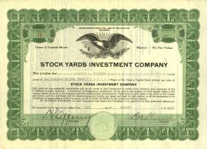 Stock Yards Investment Co.
