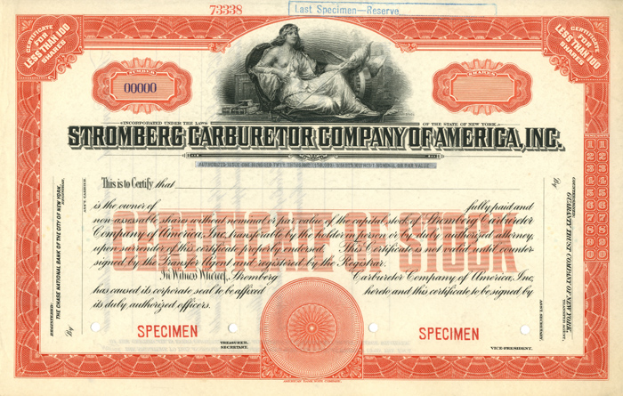 Stromberg Carburetor Co. of America, Inc