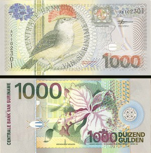 Suriname - 1000 Gulden - P-151 - 2000 dated Foreign Paper Money