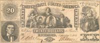 Confederate $20 Note