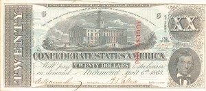 Confederate $20 Note