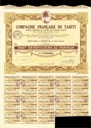 Compagnie Francaise De Tahiti