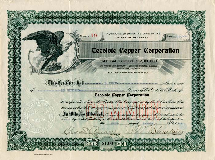 Tecolote Copper Corporation