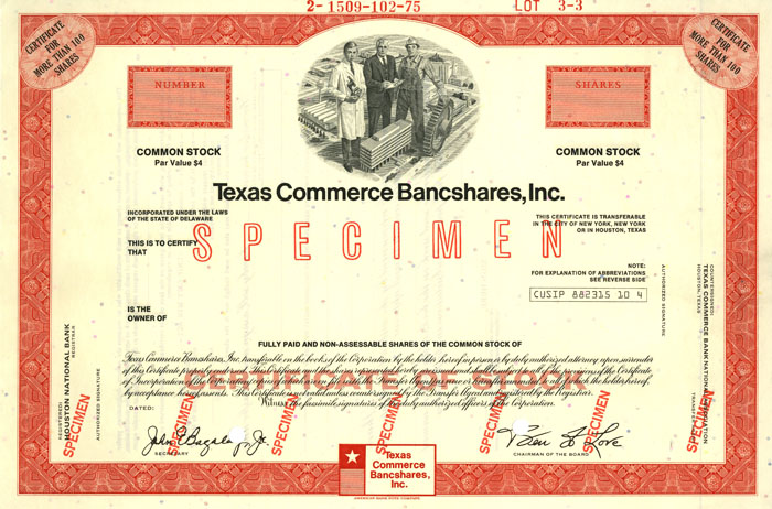 Texas Commerce Bancshare