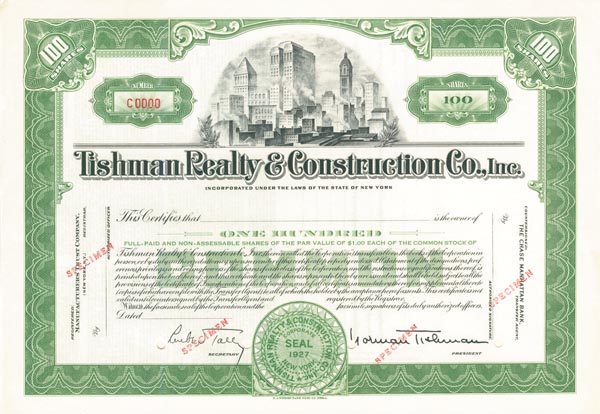 Tishman Realty and Construction Co., Inc.